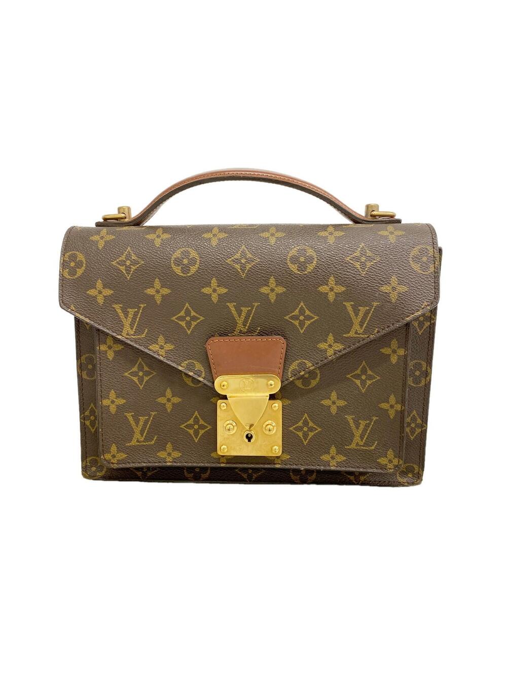 Louis Vuitton Monceau Handbag Canvas #370433L72B